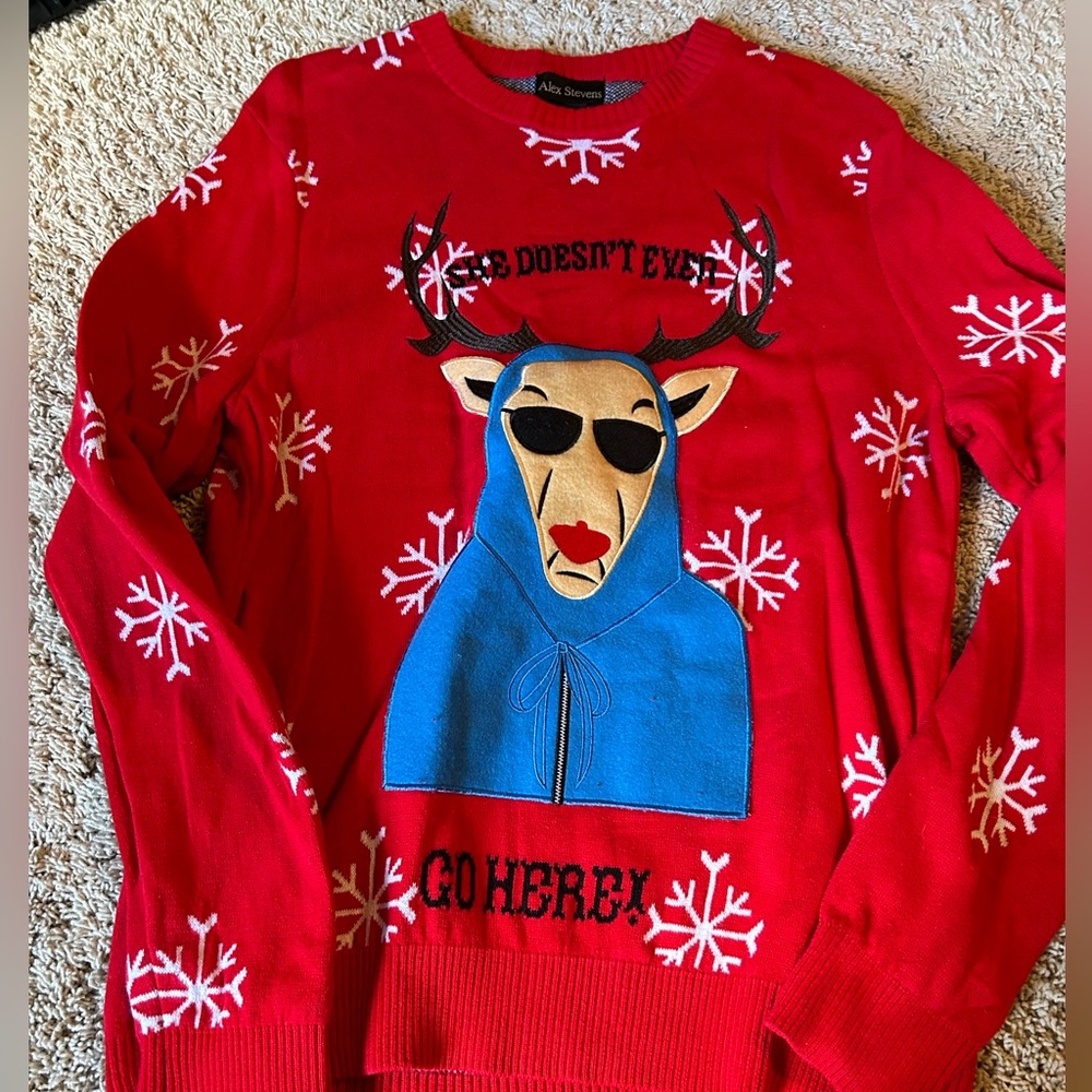 Alex Stevens Mean Girls Christmas sweater size large